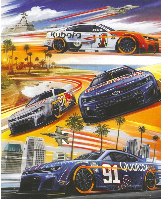 2026 NEW! CONNOR ZILISCH SVG CHASTAIN MAGNUSSEN CORONADO NAVAL BASE POSTCARD!