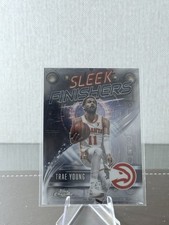2025-26 Topps Chrome Trae Young Sleek Finishers Rookie Card RC  SF-22 Hawks NBA. rookie card picture