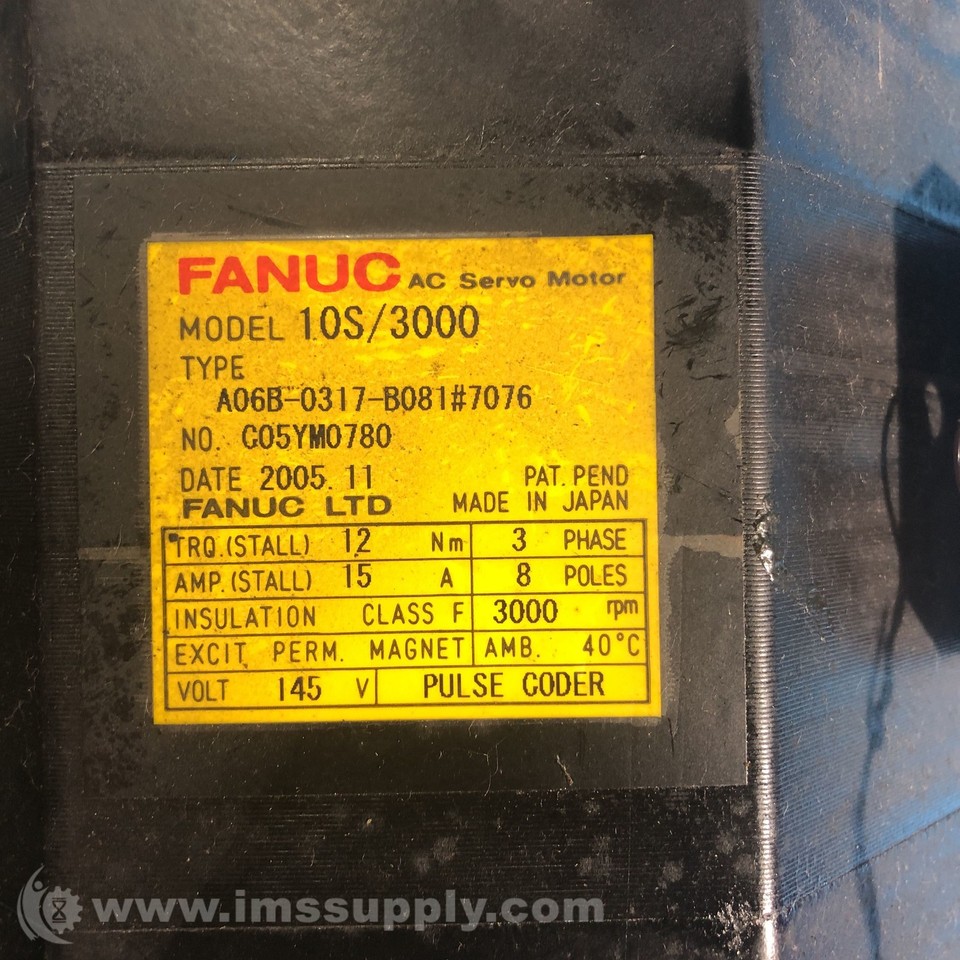 Fanuc A06B-0317-B081#7076 USIP | eBay