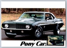 #5717 Pony Cars 1969 Chevy Camaro FDC Maxi Card w/Pictorial Cancel