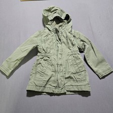 Old Navy Kids Green Hooded Utility Jacket Size 3T