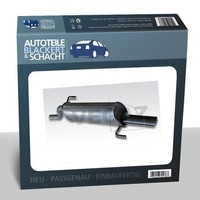 EndschalldäMpfer für Opel Corsa 1.3Cdti 66W 06-