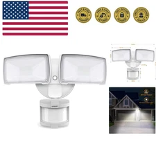 LED Motion Sensor Security Lights Outdoor, 30W 3200LM, 5500K,  Waterproof, 2 ...