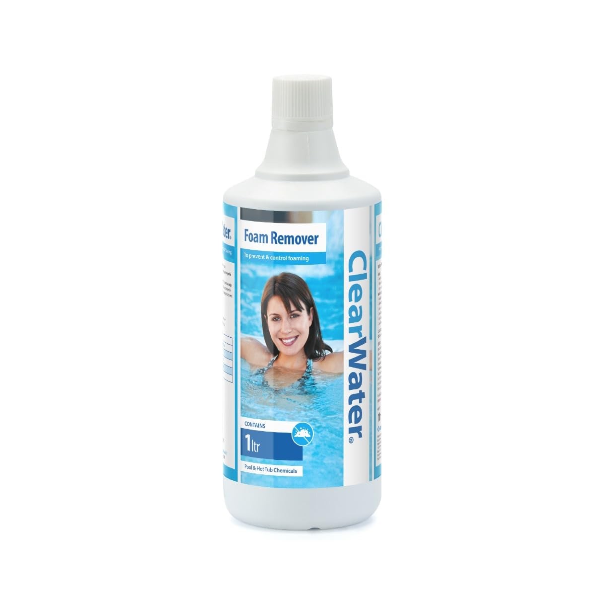 Clearwater Foam Remover for Swimming Pool and Spa Treatment 1 Litre