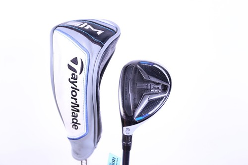 Left Handed TaylorMade SIM MAX 19* 3H Hybrid Stiff Flex Fujikura Ventus Blue 7