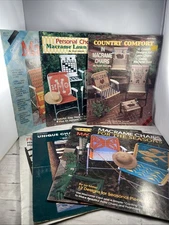 Macrame Lawn Chair Patterns Lot Of 7 Books Liz Miller Designs By Plaid Big Buck