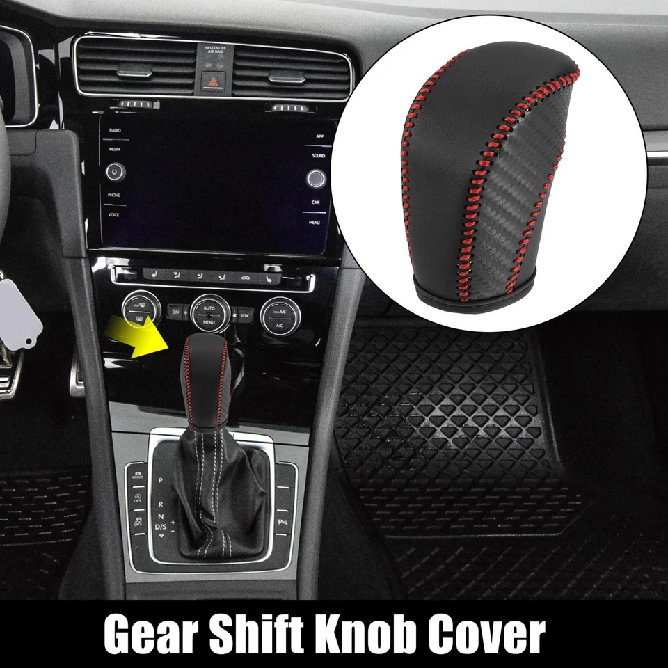 Cubierta de perilla de cambio de marchas para Volkswagen Jetta Tiguan 11-2019 Passat Beetle 12-19 Foto 2 de 4