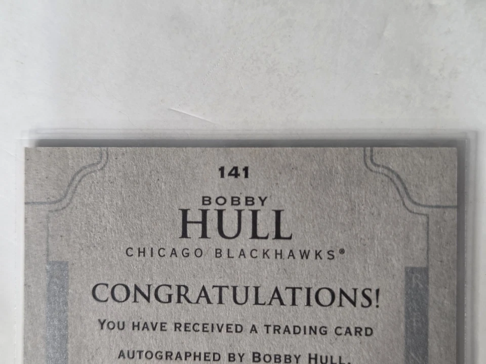 2011-12 Upper Deck Parkhurst Champions Renditions Bobby Hull #141 HOF - Image 3 of 4