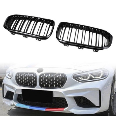 Front Kidney Grill Grille Für BMW 1 Series F20 F21 2015-2017 Gloss Black Double