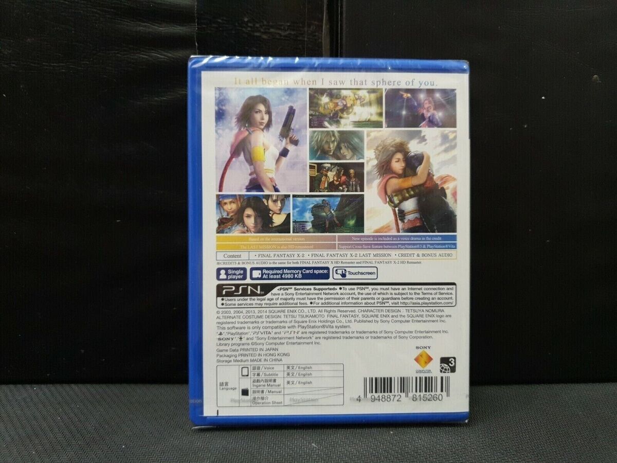 ASIA ENGLISH VER) PS VITA Final Fantasy X-2 HD FFX2 HD ASIA ENGLISH VER) PS VITA Final Fantasy X-2 HD FFX2 HD