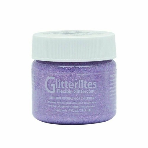 Angelus Glitterlites Acrylic Leather Glitter Paint Bags Shoes Handbag Boots DIY - Picture 11 of 21
