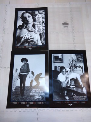 stussy 30th anniversary ポスター 3点セット stussy 30th anniversary