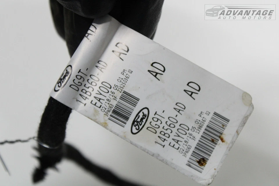 Ford Fusion 2013-2016 piso consola central portavasos cableado arnés OEM Foto 4 de 4