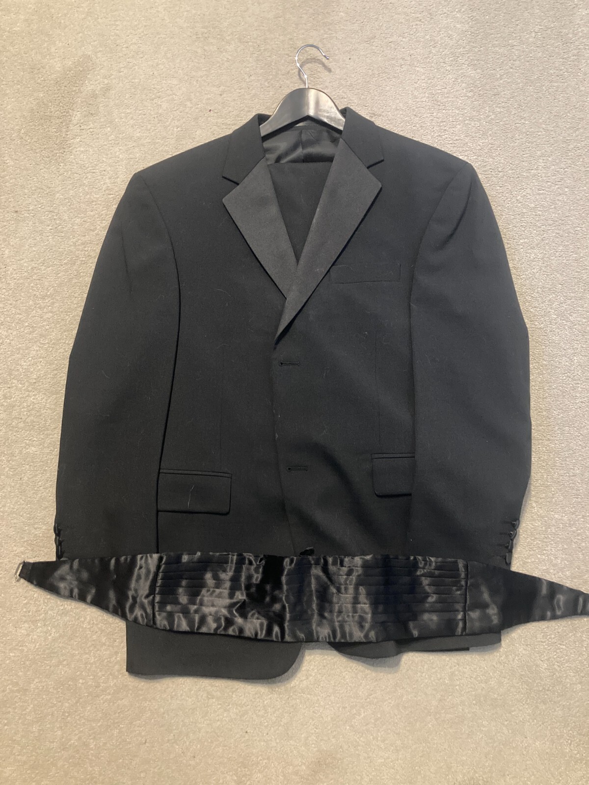 Moss Bros dinner suit dinner jacket, trousers & cummerbund eBay