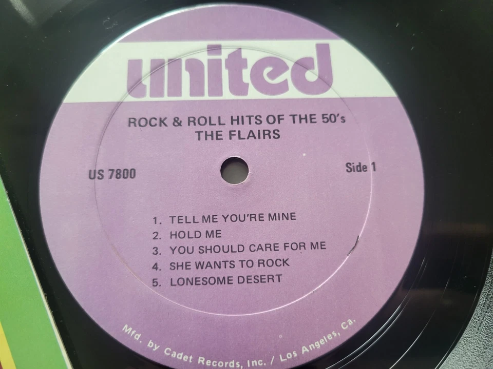 THE FLAIRS - Rock & Roll Hits of the 50's R&B DOO WOP SOUL (Lp) NM- - Image 2 of 4
