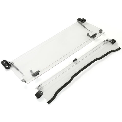For 2015+ Kawasaki Mule Pro FXT FX DX 2-in-1 Flip Windshield Scratch Resistant - Picture 9 of 21