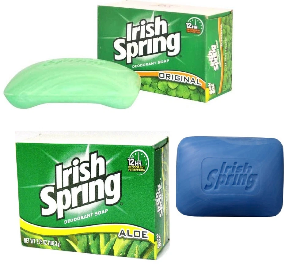 Irish Spring Soap Original , Aloe , Icy Blast , Moisture Blast * SPECIAL PRICE - Image 2 of 2