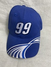 Vintage NASCAR Carl Edwards #99 Fastenal Blue Baseball Cap Adjustable