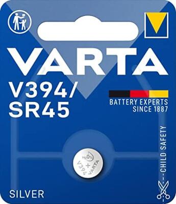20x Varta Coin Cell, V394 SR45 Coin 1.55V 58.0mAh V3941 1 Blister Watches