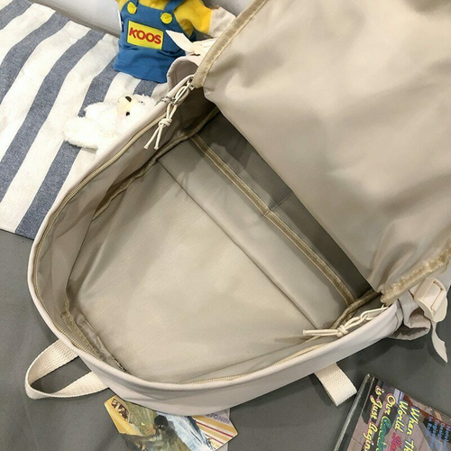 Modischer Rucksack süß Nylon wasserdicht Schultasche für Teenager Mädchen Kawaii - Bild 6 von 16