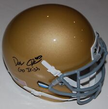 DERRIK ALLEN signed (NOTRE DAME) FIGHTING IRISH mini football helmet W/COA C DERRIK ALLEN signed (NOTRE DAME) FIGHTING IRISH mini football helmet W/COA C