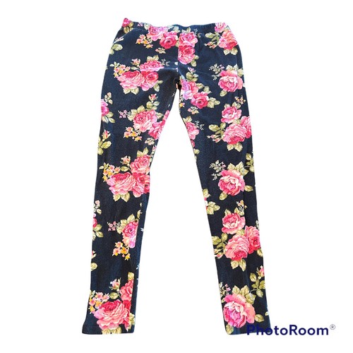 Floral Leggings Womens Size 