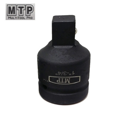 1'' to 3/4'' Reducer Drive, Deep Air Impact Socket CrV Heated Treated Adapter