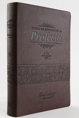 Rvr 1960 Biblia de Estudio de la Profecía Color Marrón Imitación Piel /