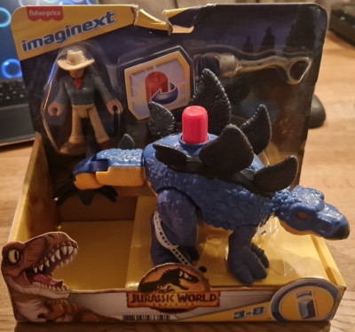 Fisher-price Imaginext Jurassic World Stegosaurus mit Dr. Grant