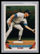 1993 Topps Baseball #3 Ryne Sandberg Base Set Card Chicago Cubs