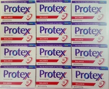 12 Protex Balance Limpieza Soap Bar 3.7oz - Jabon Antibacterial / Free Shipping