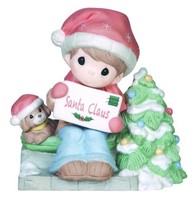 Precious Moments Company Boy Waiting For Santa Figurine, New, Free Shipping on sale Precious Moments Company Boy Waiting For Santa Figurine, New, Free Shipping on sale