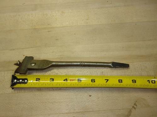 Vintage Stanley Brace Bit Adjustable No. 129 8.5" Bent Shaft FREE SHIPPING - Picture 10 of 11