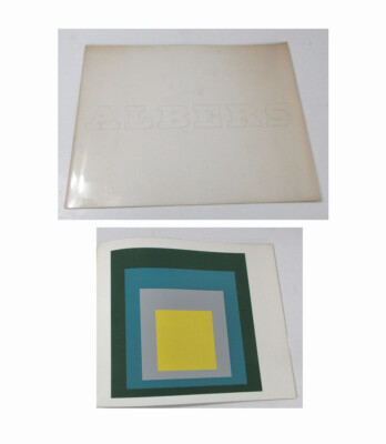 Josef Albers New Paintings 1968 Sidney Janis Gallery Silkscreen Book