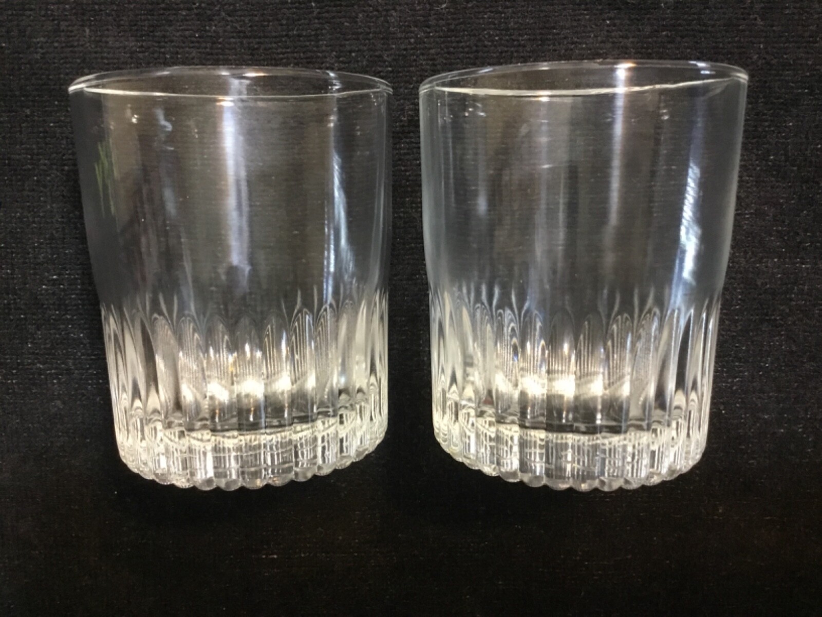 Chivas Regal Whiskey Rock Glasses Logo Embossed on bottom 7oz NEW COLLECTIBLE