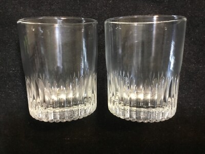 Chivas Regal Whiskey Rock Glasses Logo Embossed on bottom 7oz NEW COLLECTIBLE 