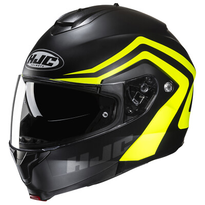 HJC C91 Nepos Modular Motorcycle Helmet HI-VIZ XS S M L XL 2X 3X 4X 5X USA BK
