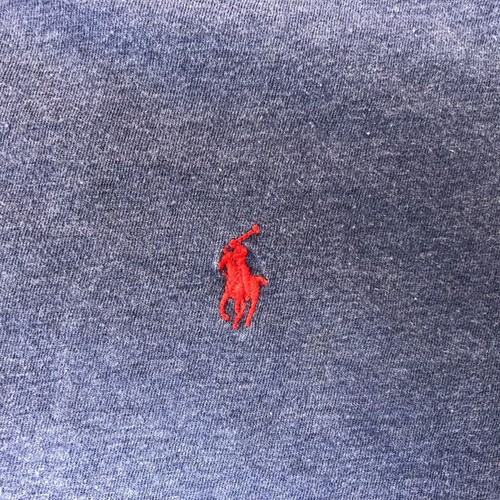 Polo Ralph Lauren Herren T-Shirt Large Blau Kurzarm Freizeit Rundhals Baumwolle - Bild 5 von 14
