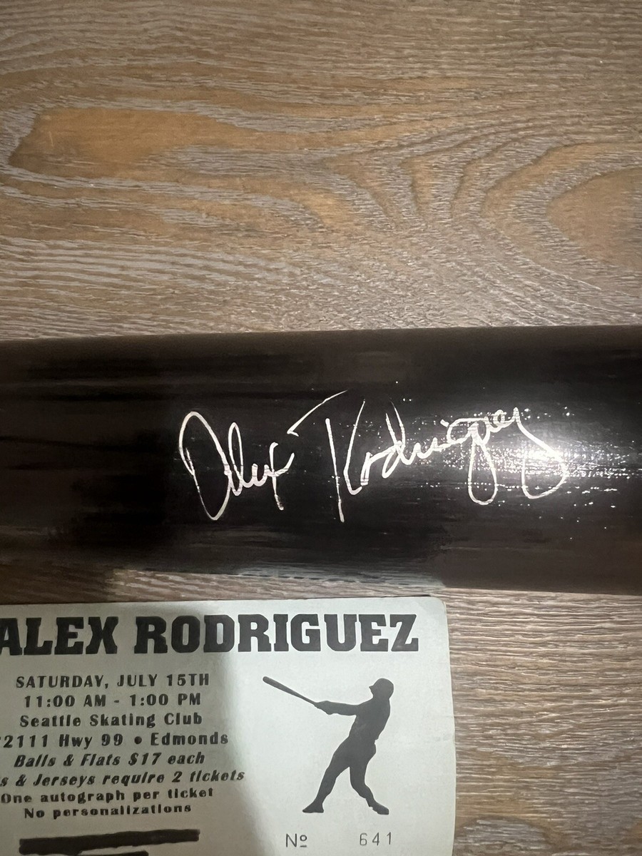 New York Yankees Alex Rodriguez signed full-size Rawlings BigStick