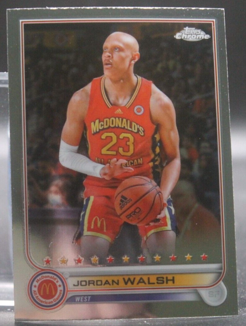 Jordan Walsh (Arkansas Razorbacks/RC) - 2022 Topps Chrome McDonald's #22