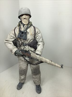 1/6 CUSTOM GERMAN LUFTWAFFE FALLSCHIRMJAGER WW2 WINTER SNOW 1/6 CUSTOM GERMAN LUFTWAFFE FALLSCHIRMJAGER WW2 WINTER SNOW