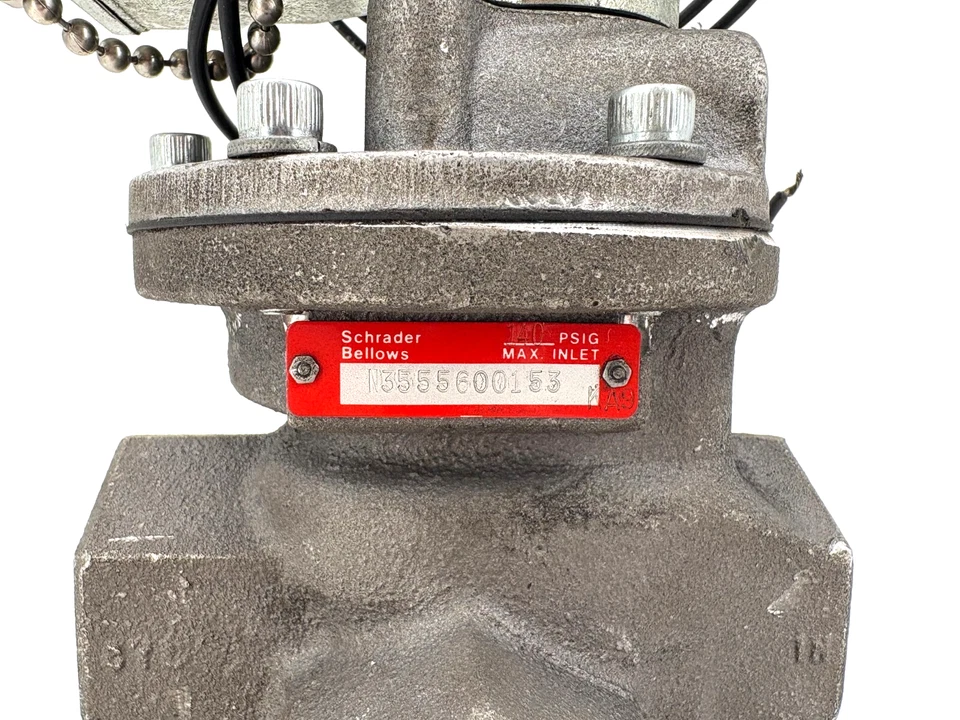 New Schrader Bellows N3555600153 Inline Solenoid Valve 140PSI Max - No Box - Image 2 of 4
