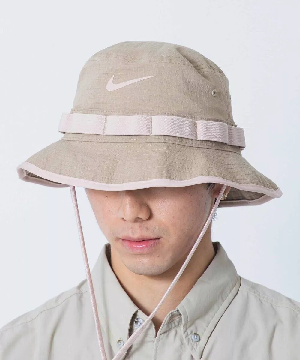 Nike Boonie Bucket Dri Fit Golf Hiking Trail Hat Cap Khaki DM3329-247 M/L