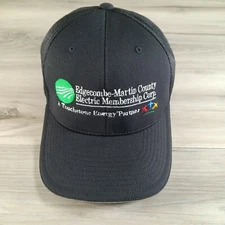 Richardson Stretch Fit Hat Mens LG-XL Black Electric Membership Corp Matthew