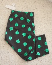 St Patrick's Day Shamrock Leggings Capri XL New