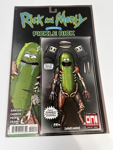 Rick And Morty Presents Pickle Rick #1 Oni Mike Vasquez Action Figure Variant