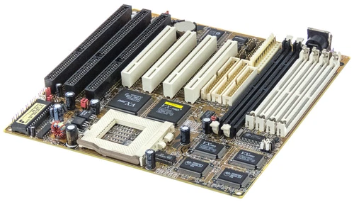 PC CHIPS M537DMA33 SOCKET 7 2x SDRAM 4x SIMM 4x PCI 3x ISA