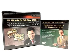 Armando Montelongo Flip And Grow Rich Foundation Find Fund Fix Flip Audio CD DVD