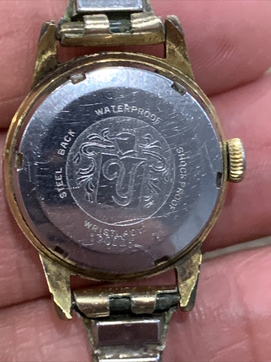 Montre Le Roy Pour Dame Vintage Années 80 - Mécanique Manuelle, Cadran Nacre, Bracelet Noir