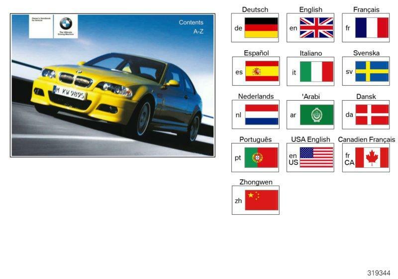 Oryginalne BMW 01420159561 - Instrukcja Obsługi M3 E46/2 100% nowa, popularna WYPRZEDAŻ!